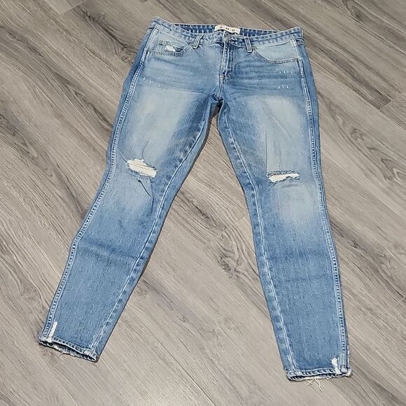 EUC AMO Stix Soulmate Destroyed Skinny Jeans - Picture 5 of 9